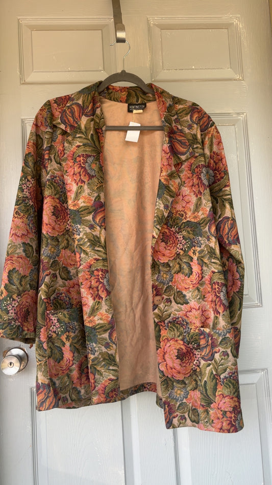 Vintage Floral Suit