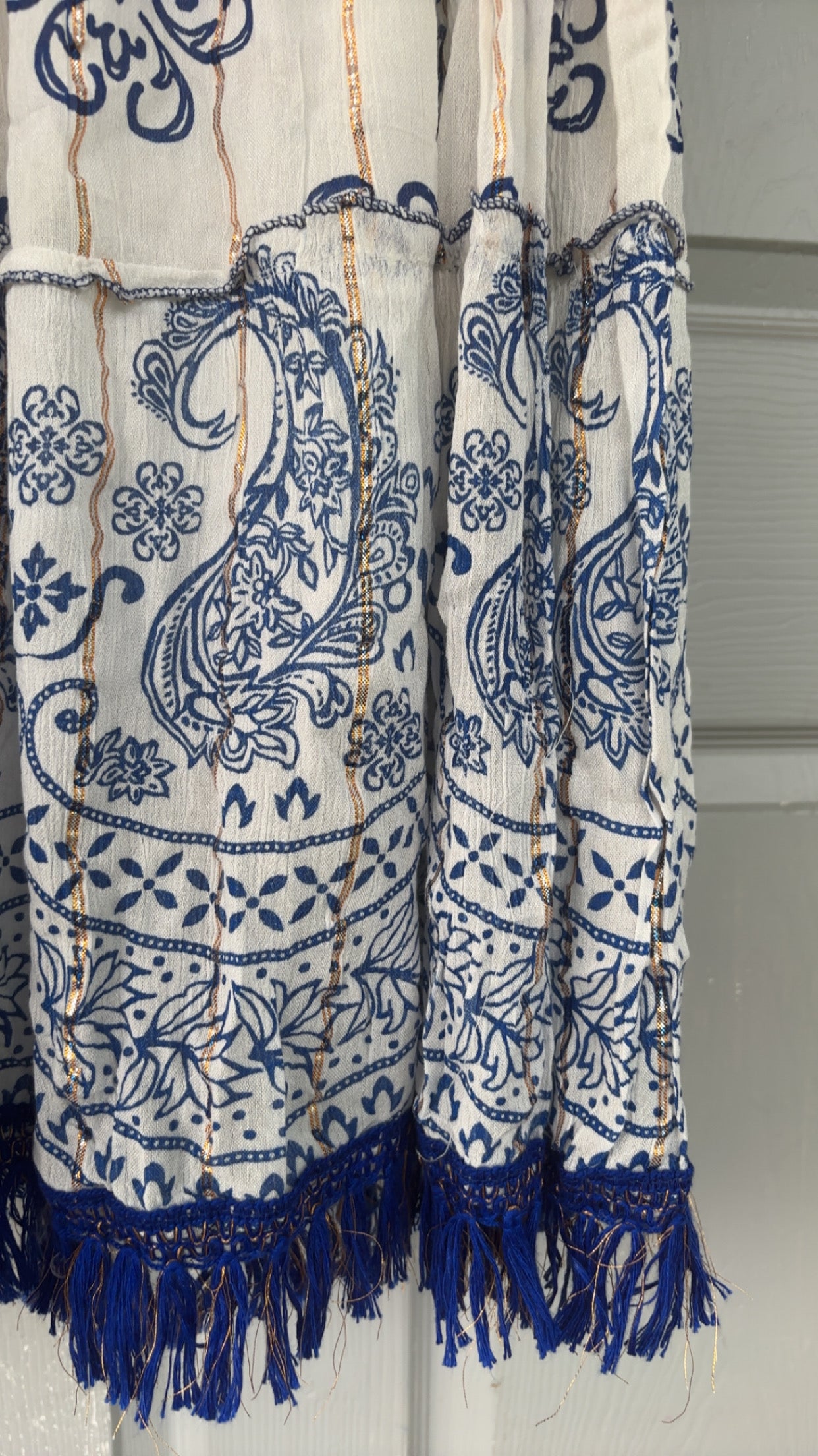 Blue & White Talavera Top/Dress