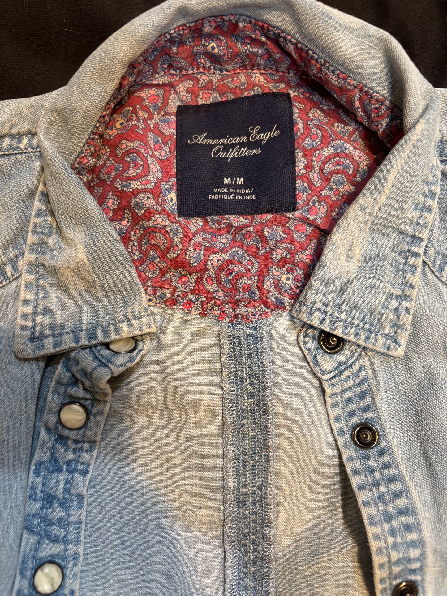 100% Cotton American Eagle Jean Shirt