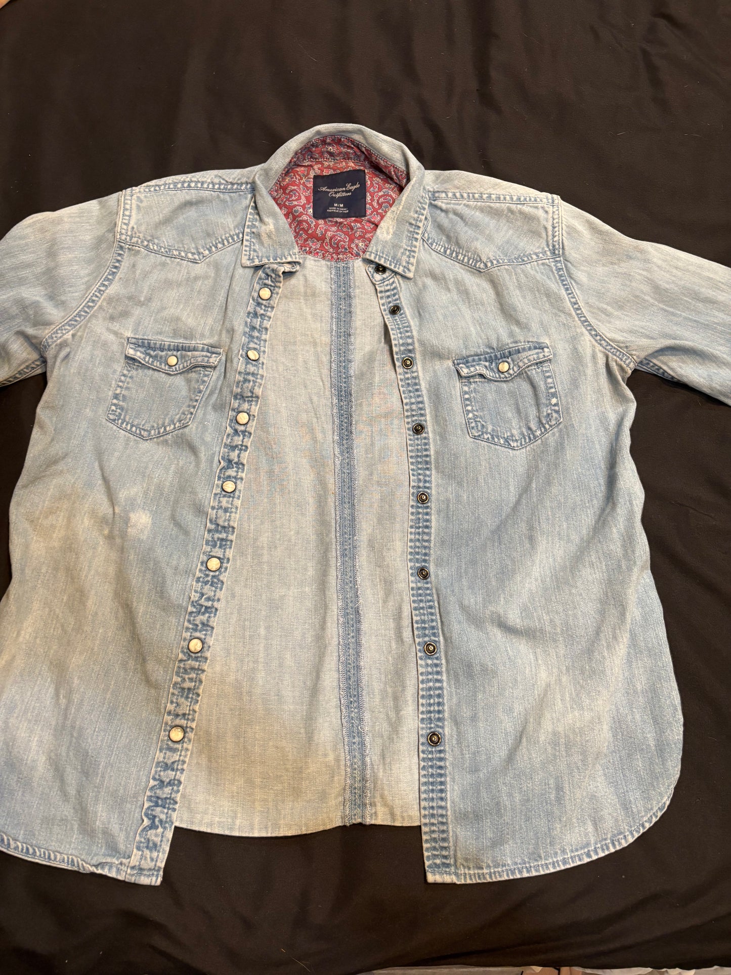 100% Cotton American Eagle Jean Shirt