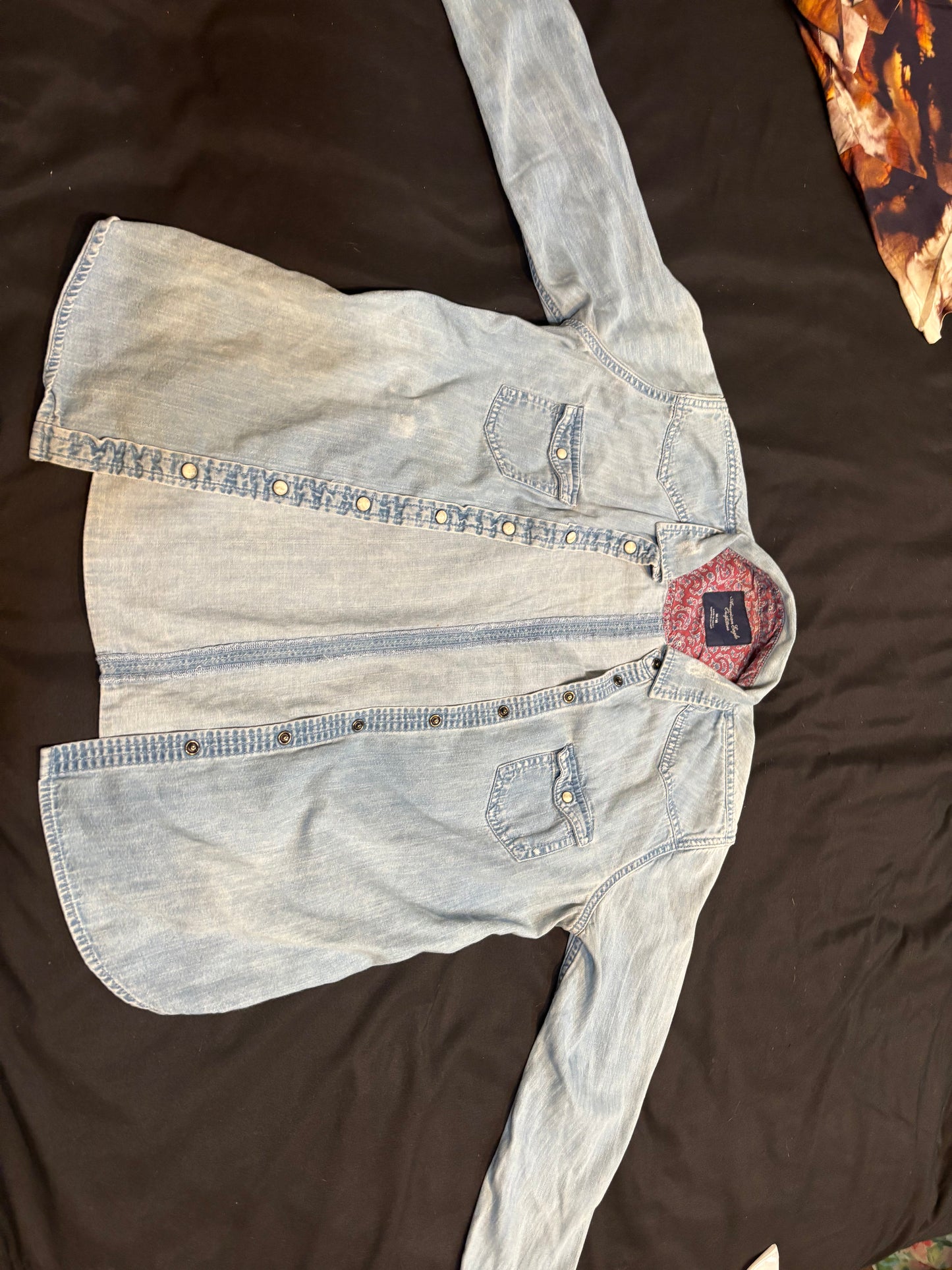 100% Cotton American Eagle Jean Shirt